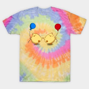 Two Little Cute Chicks Celebrate New Year T-Shirt